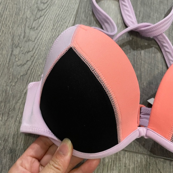 34B VS Purple Color Block Bikini Top‎ - Picture 7 of 15